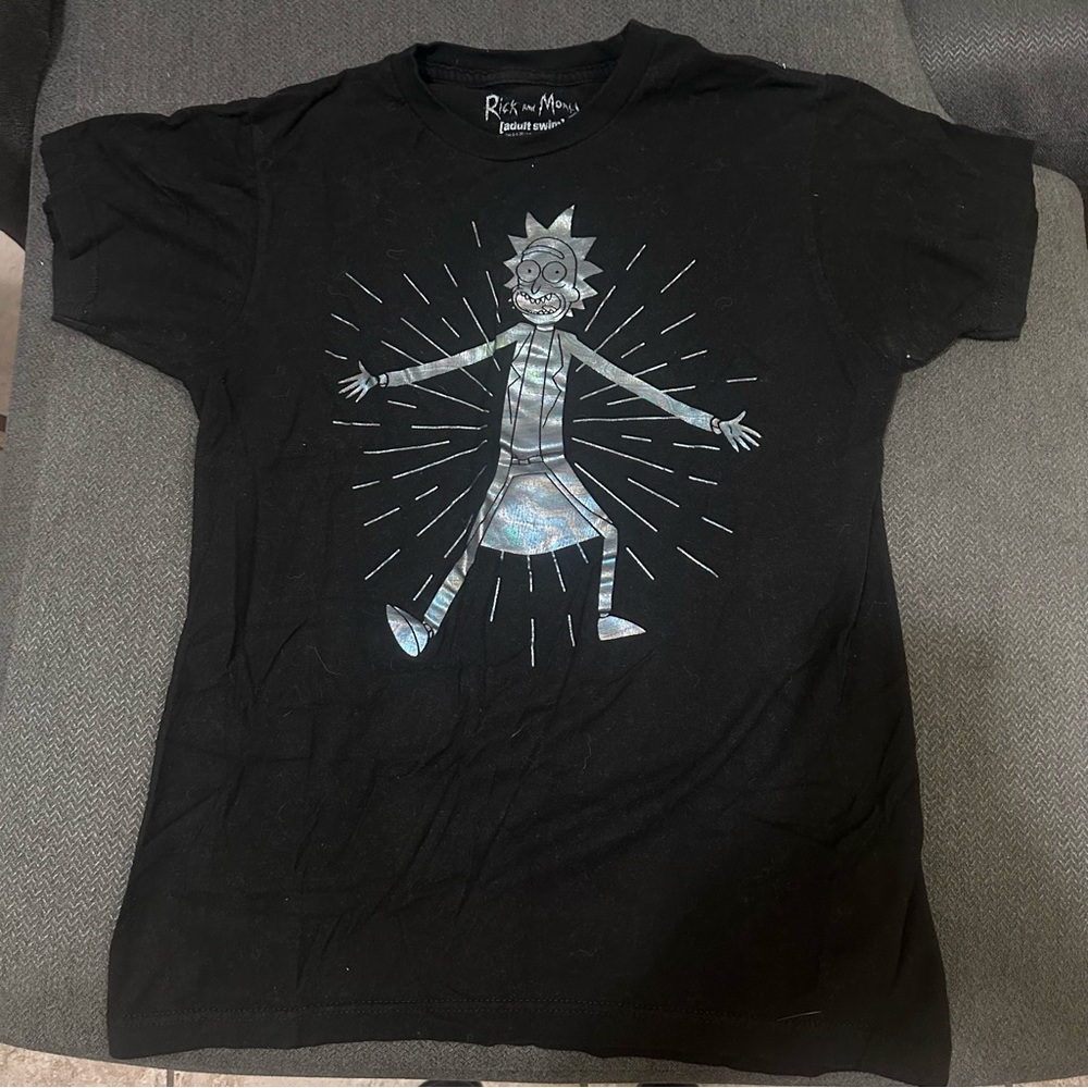 Rick and Morty Black Graphic Tee